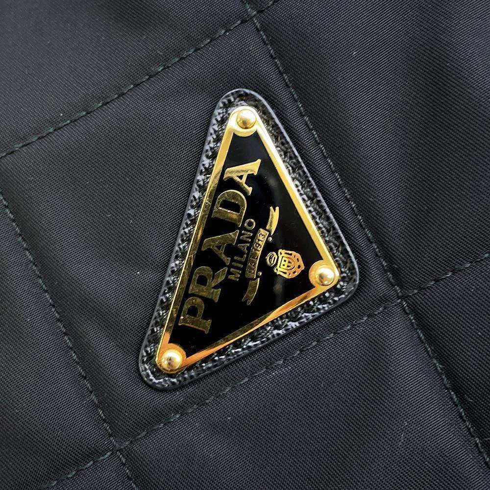 PRADA Re-Edition 1995 ChainSmallTote Bag Black 1BG468 Nylon