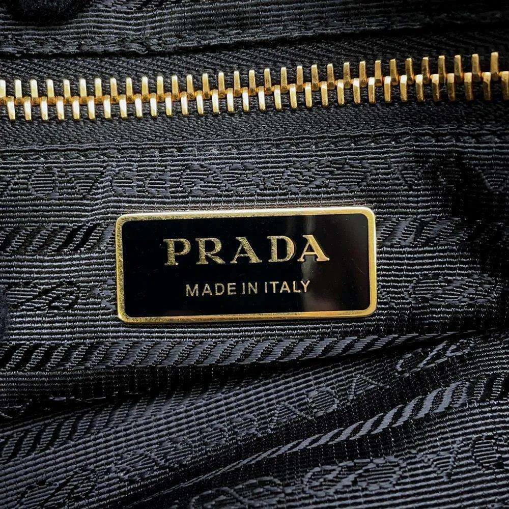 PRADA Re-Edition 1995 ChainSmallTote Bag Black 1BG468 Nylon