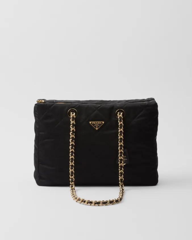 Prada re-edition 1995 chaîne large re-nylon bag