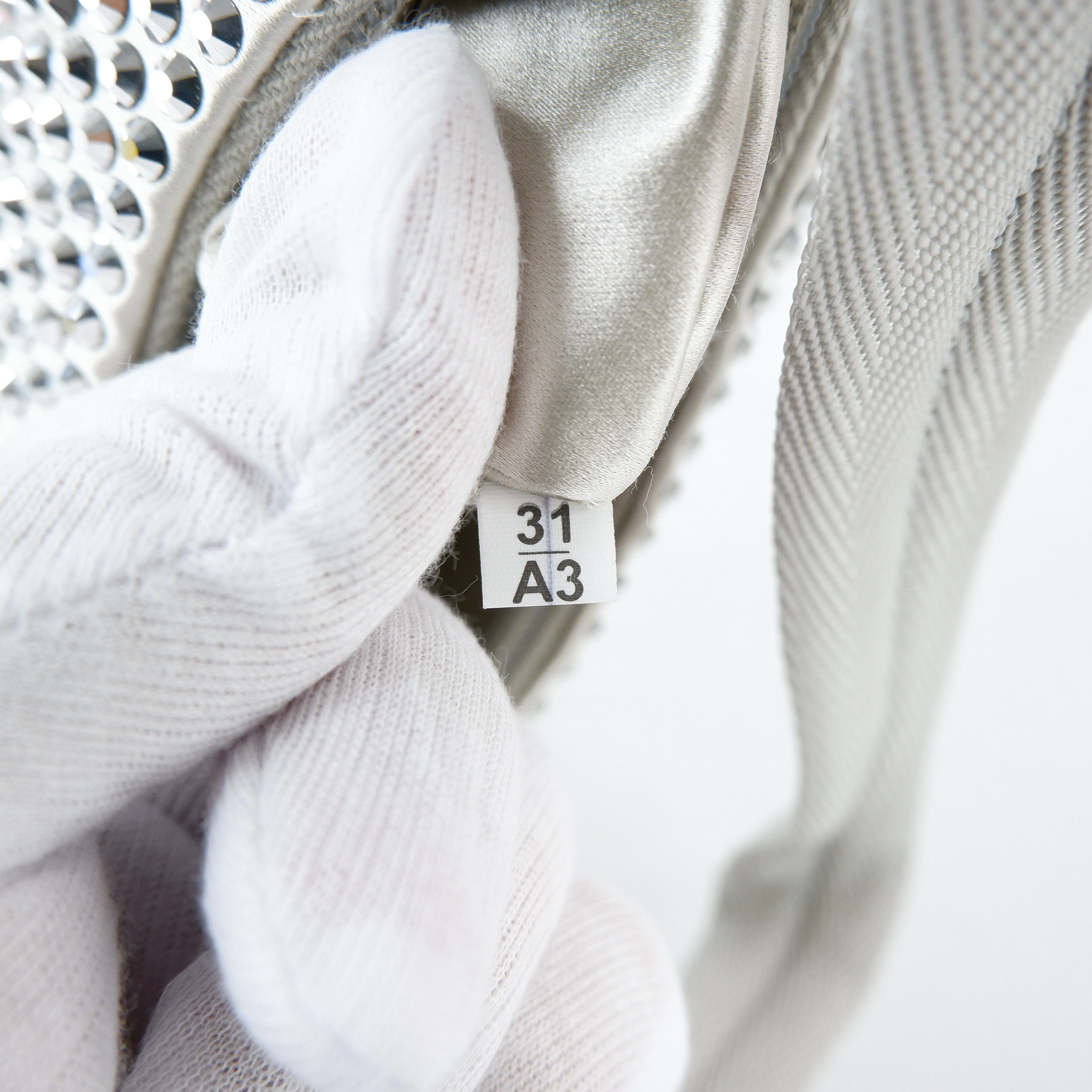 Prada Re-Edition Silver Argento Crystal