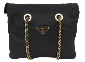Prada | Tessuto Nylon Chain Shoulder Bag