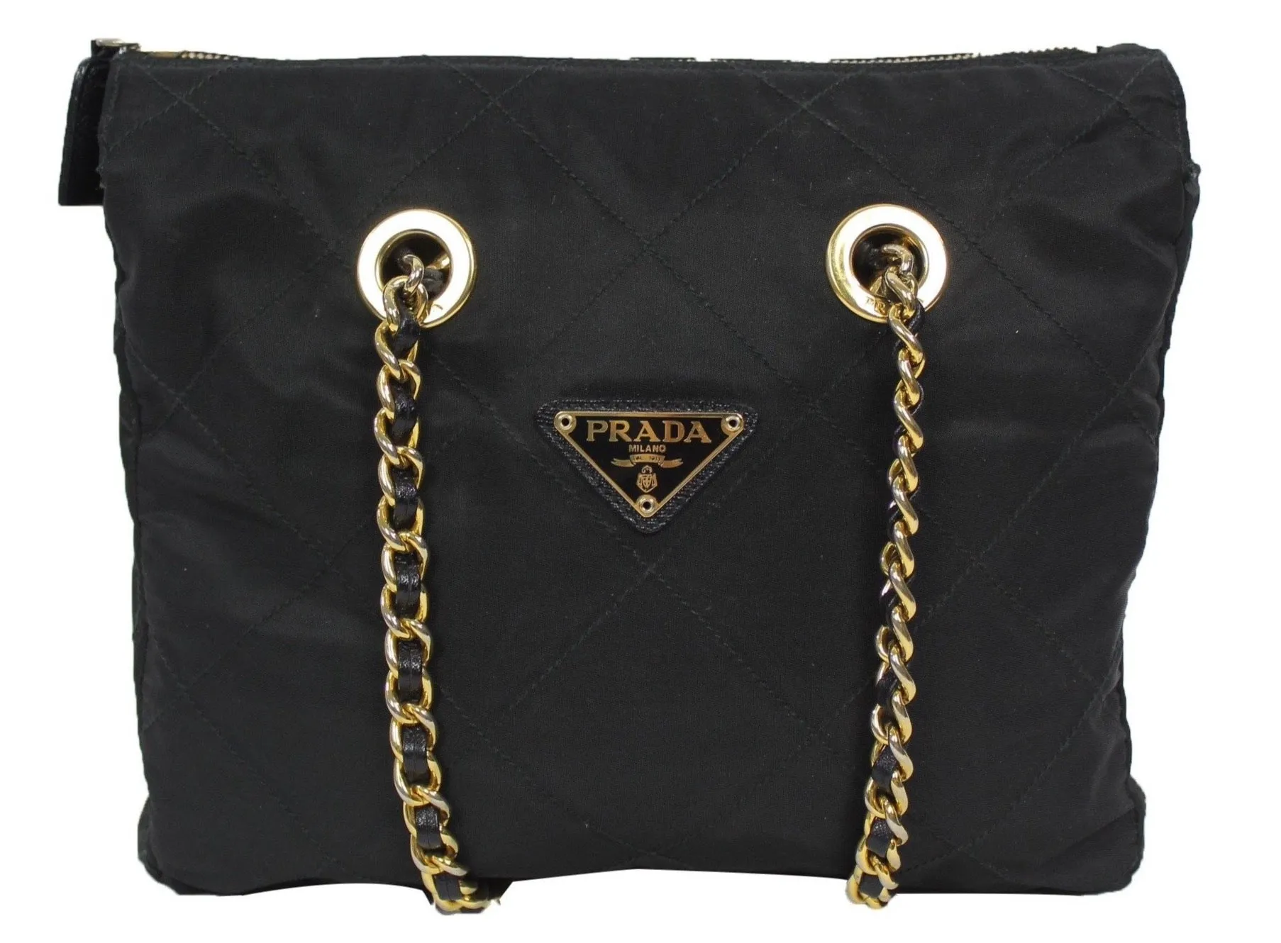 Prada | Tessuto Nylon Chain Shoulder Bag