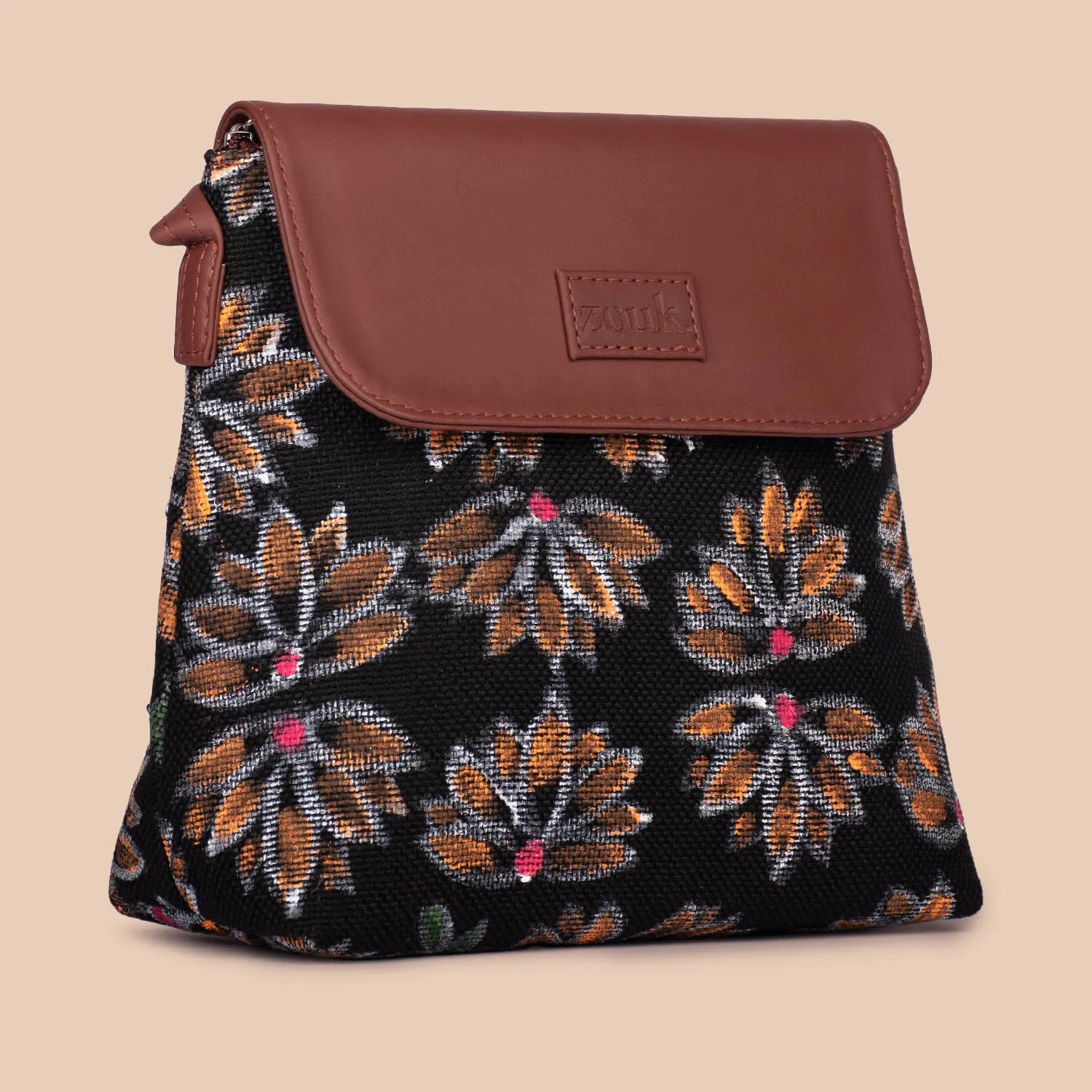 Rajgir Kamal Flap Sling Bag