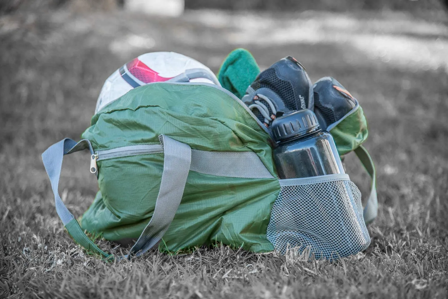 SE Collapsible Duffel Bag Green BG-DB103OG