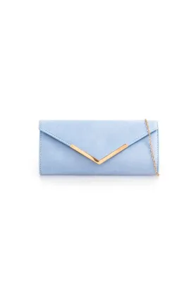 Serenity Suede Envelope Clutch Bag