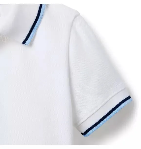 Stripe Trim Polo