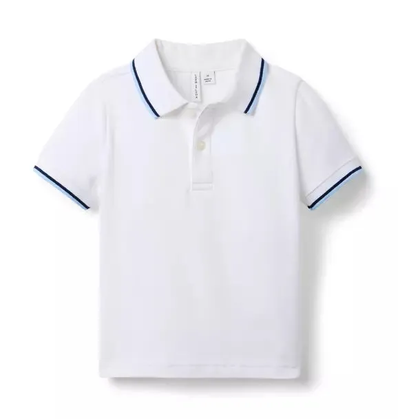 Stripe Trim Polo