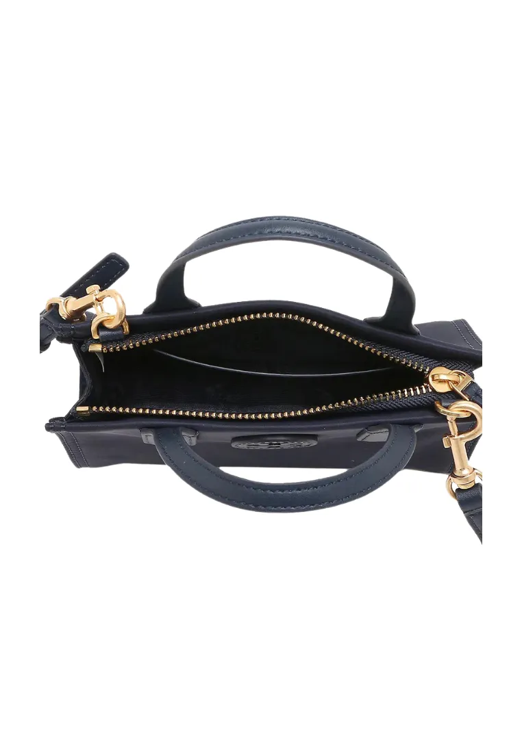 Tory Burch Ella Mini Tote Bag In Tory Navy 146437