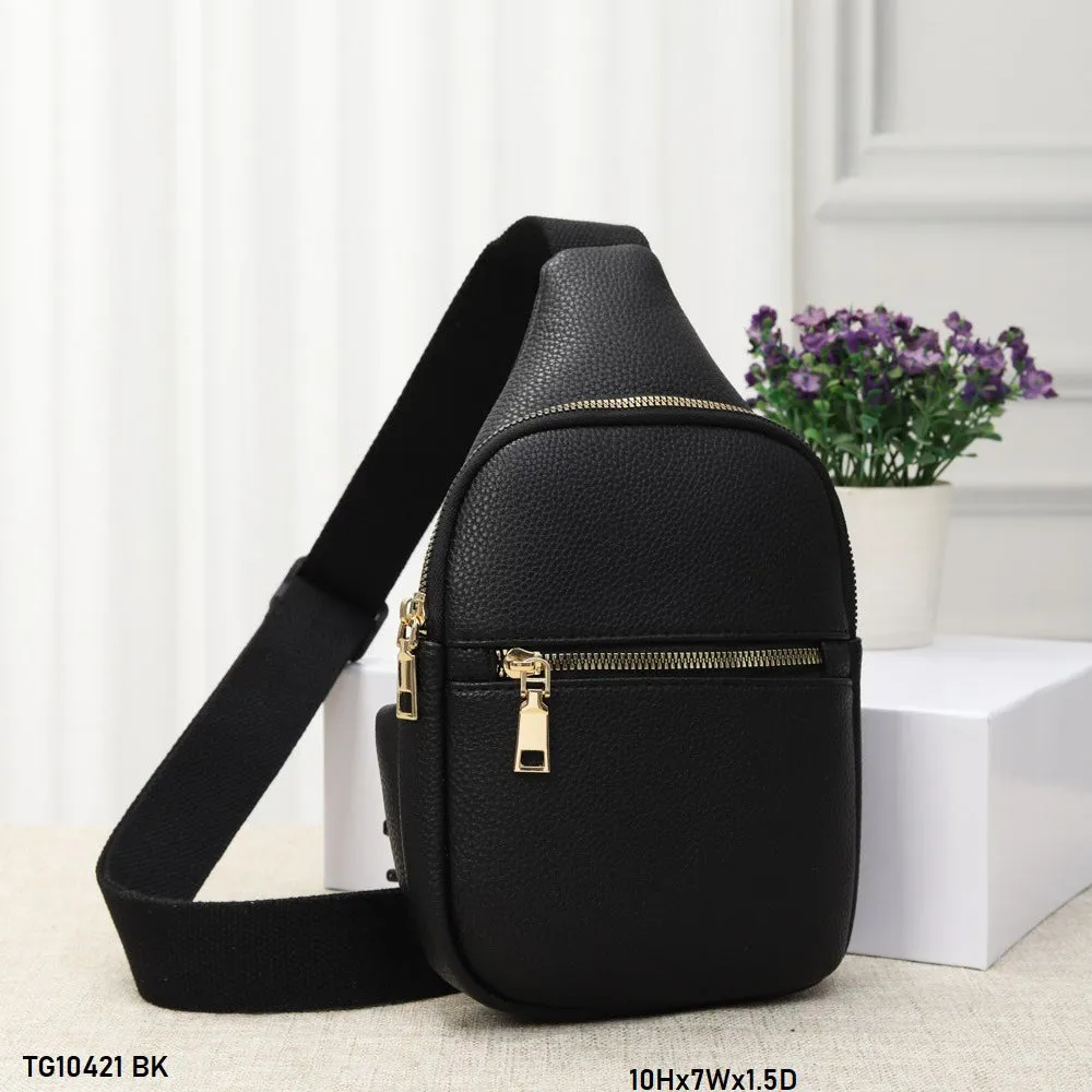 Vegan Leather Sling Bag