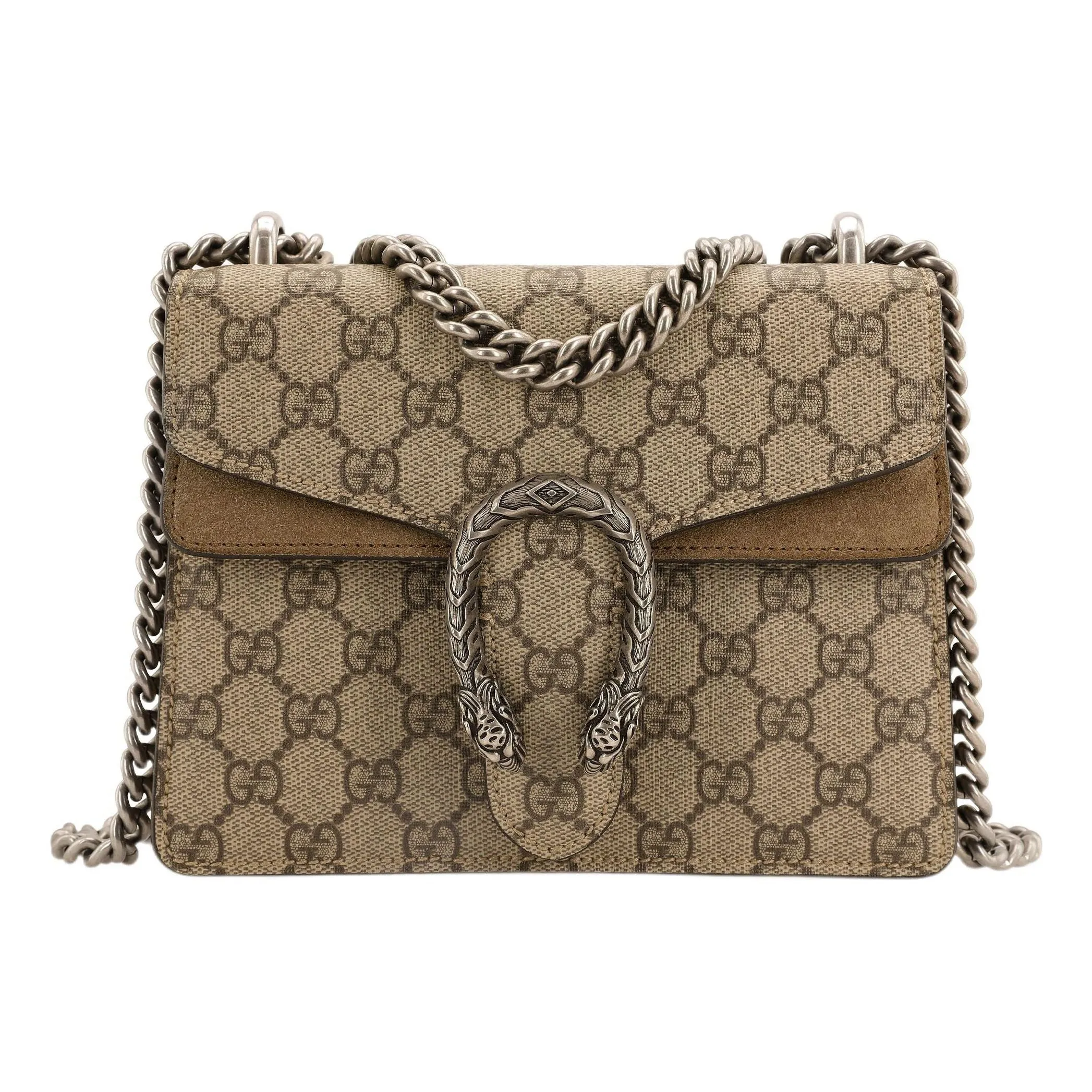 (WMNS) GUCCI Dionysus GG Supreme Mini Bag Beige/Ebony