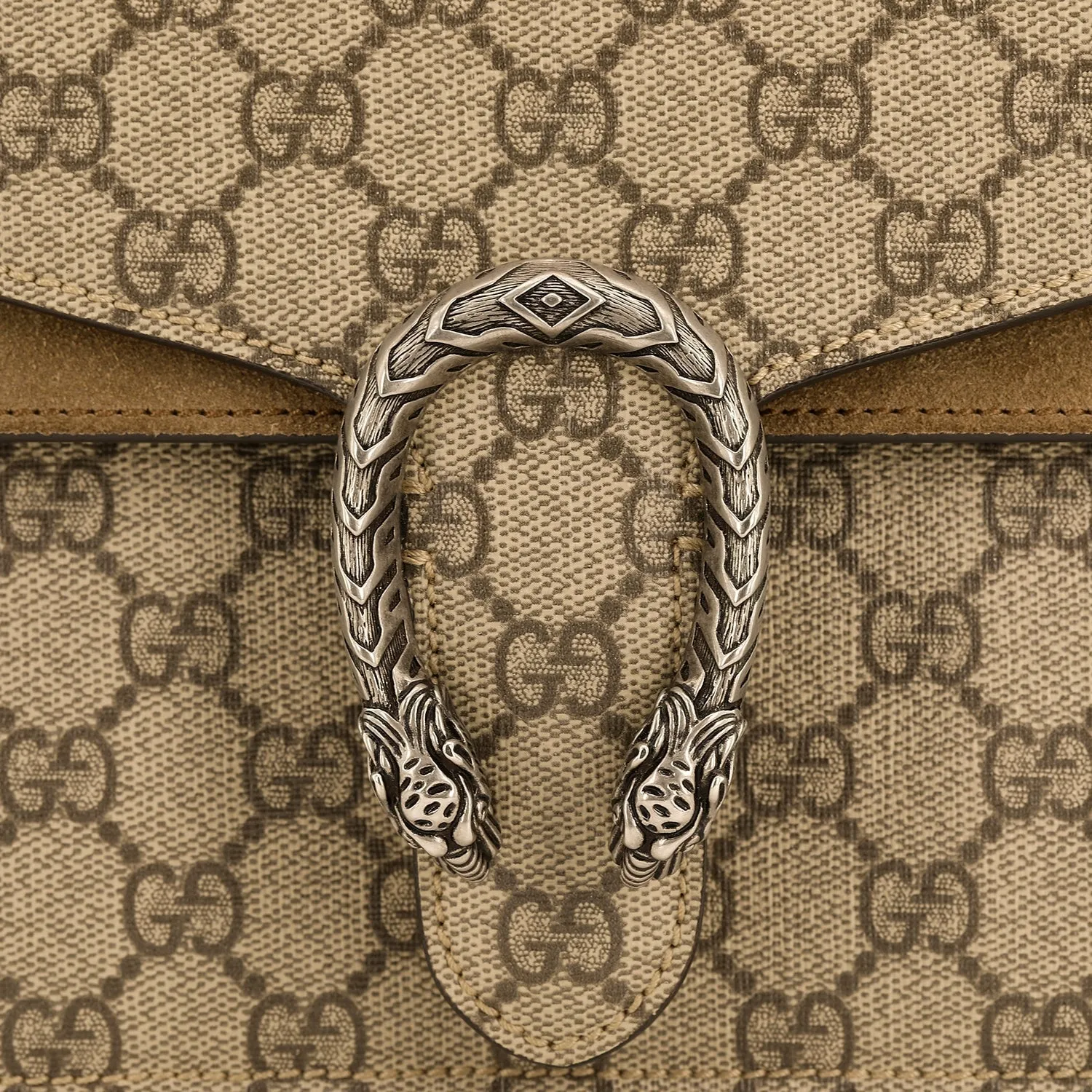 (WMNS) GUCCI Dionysus GG Supreme Mini Bag Beige/Ebony