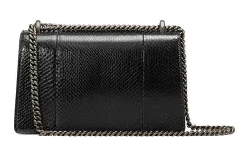 (WMNS) GUCCI Dionysus Leather Single Shoulder Bag Medium Black
