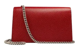 (WMNS) GUCCI Dionysus Series Leather Bag Single-Shoulder Bag MIni-Size Red