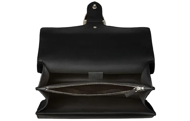 (WMNS) GUCCI Dionysus Series Leather Snake Decoration Single Shoulder Bag Black