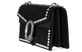 (WMNS) GUCCI Dionysus Series Leather Snake Decoration Single Shoulder Bag Black