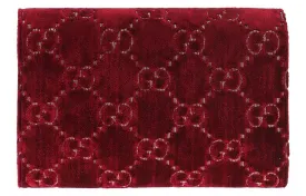 (WMNS) GUCCI Dionysus Series Velvet Chain Single Shoulder Bag Red