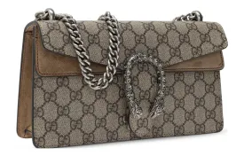 (WMNS) GUCCI GG Dionysus Small-Sized Single-Shoulder Bag Grey/Brown